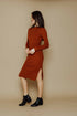 Adele-Rib Knit Maxi Dress